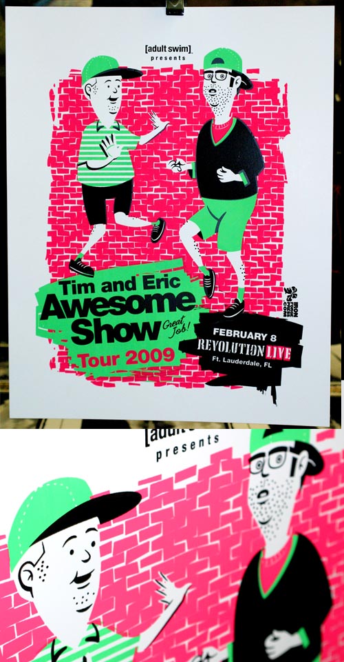 Tim and Eric Awesome Show Great Job poster